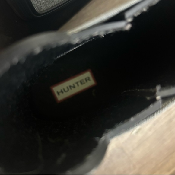 Hunter Chelsea Rain Boots Matte Black Short - Picture 4 of 6